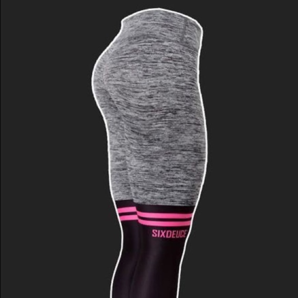 NWT Six Deuce Knee Sox Rough Grey